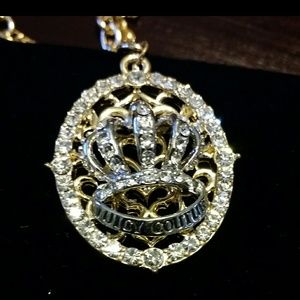 Juicy Crown necklace adjustable  (gold)