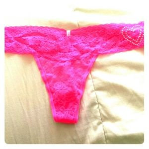 VS PINK extra low rise thong