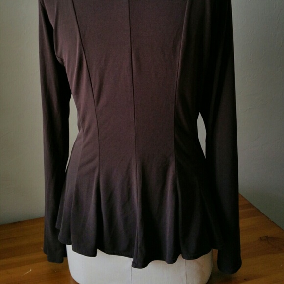 Liz Lange Maternity Brown Top - Picture 2 of 4