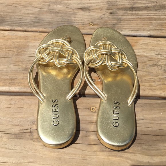 Guess Gold Sandals