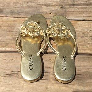 Guess Gold Sandals
