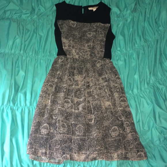 Black and white dress