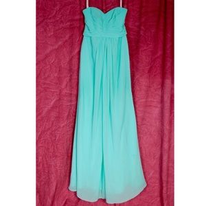 NEW David's Bridal Strapless Bridesmaid Dress