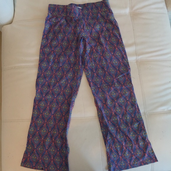 Cotton bell-bottomed boho pants - Picture 1 of 4