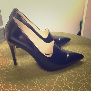 Zara Patent Black high heels