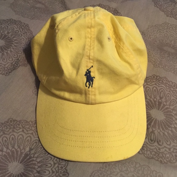 Yellow adult Ralph Lauren hat
