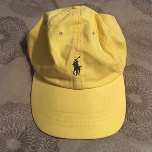 Yellow adult Ralph Lauren hat