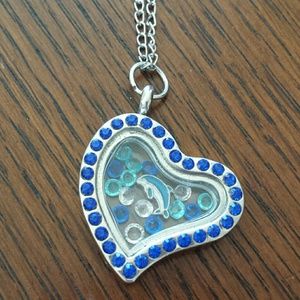 Locket with Dolphin Charm