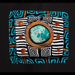 Handcrafted Brooch "Taos"