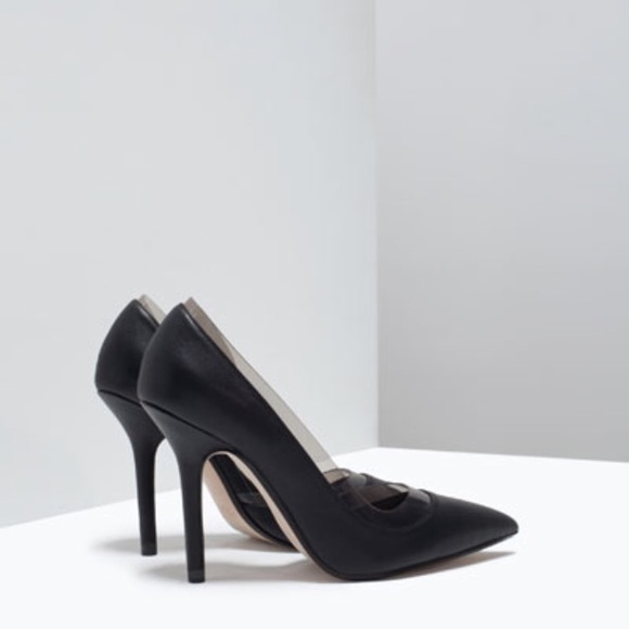 ZARA Vinyl Court Shoe - Picture 3 of 4