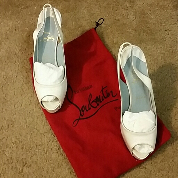 Sling back high heels