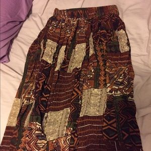 Vintage maxi skirt