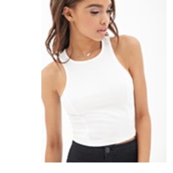 Razor Back Crop Top
