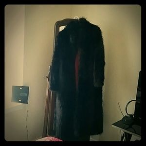 Brand new fur long length coat