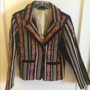 Vintage Chaundry velvet embellished jacket