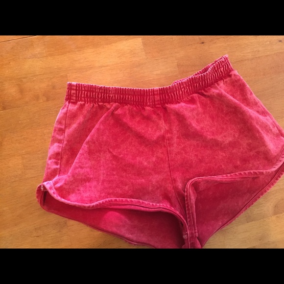 AMERICAN APPAREL ACID WASH SHORTS