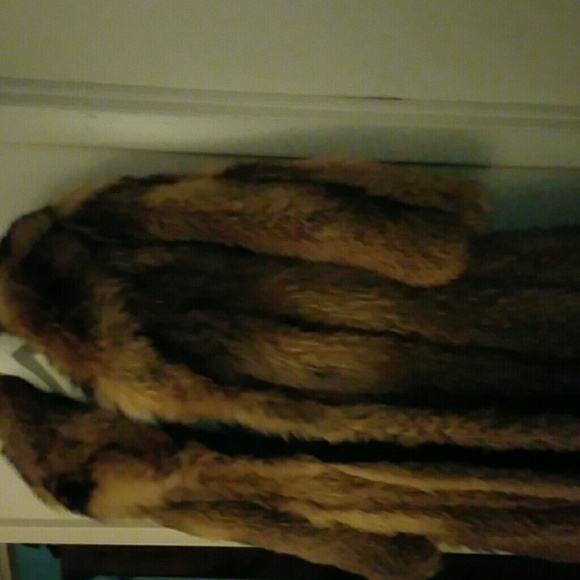 GIFTED-TanukiFull Length Fur Coat - Picture 2 of 3