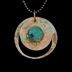 Handcrafted Necklace "Circles"