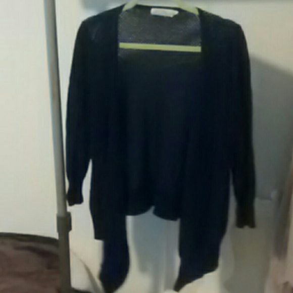Black cardigan