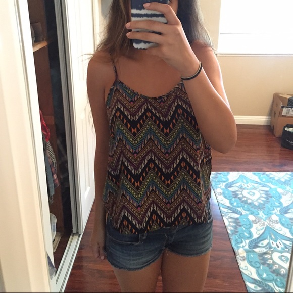 Tribal print tank top