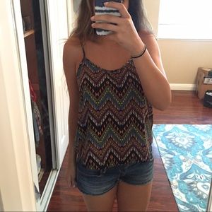 Tribal print tank top