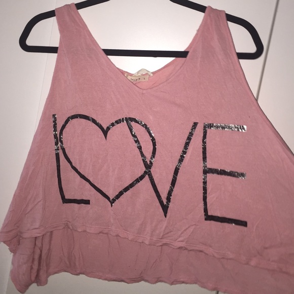 Love Pink Croptop