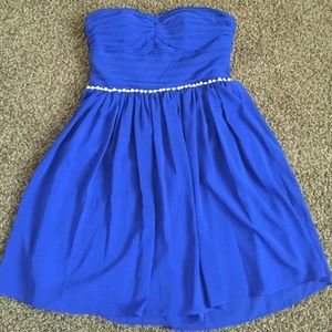 Blue dress