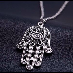 Necklace Hamsa Silver