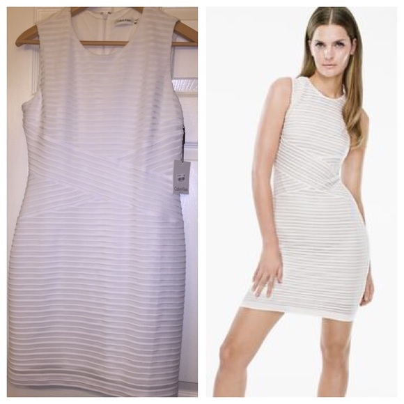 Calvin Klein white dress