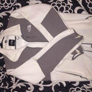 White North face jacket