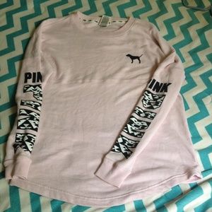 XS baby pink VS crew