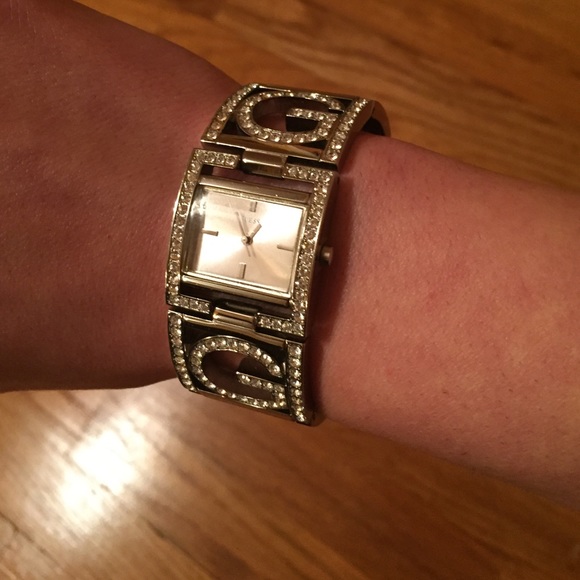 Guess sliver watch