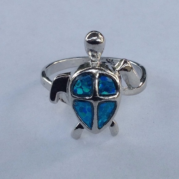 Sapphire Turtle Ring - Picture 3 of 4