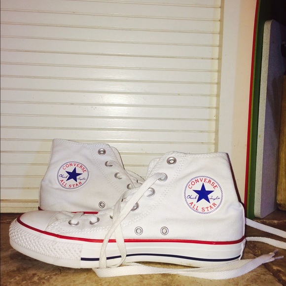white high top converse