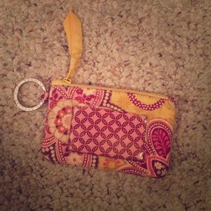 Bali Gold Vera Bradley Zip ID case