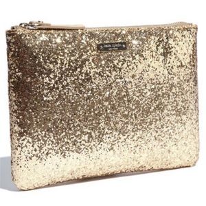 Kate Spade gold clutch