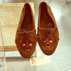 Beaded Minnetonka moccasins