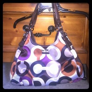 Multi-Colored Coach Purse