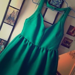 Beautiful turquoise skater dress