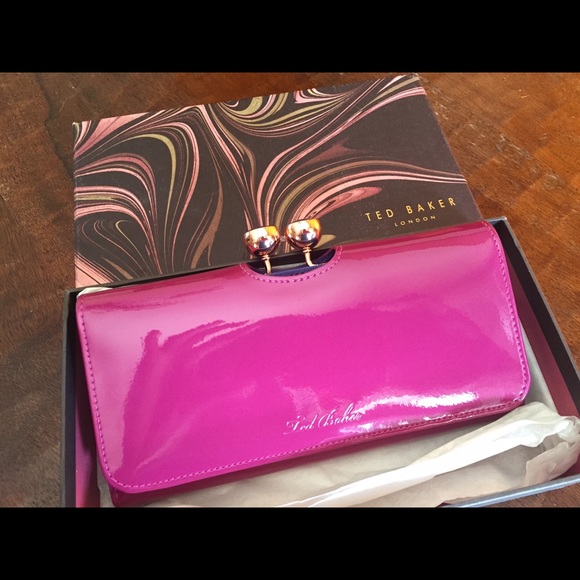 Ted Baker Bobble Matinee Patent Leather Wallet