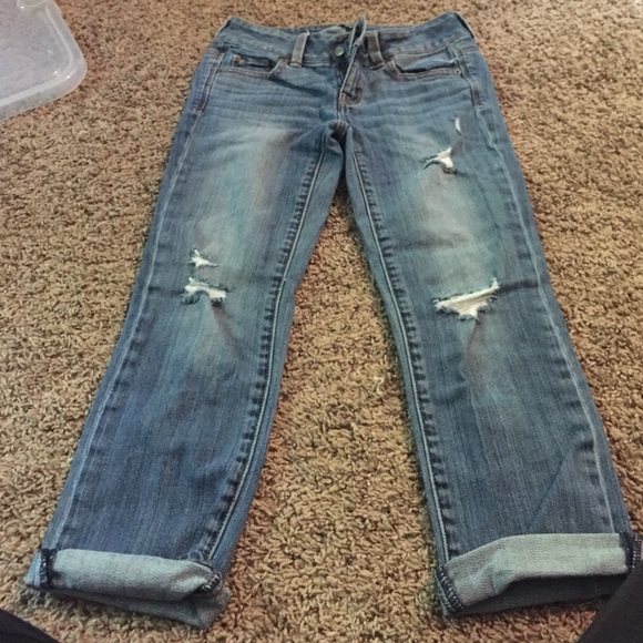 American eagle jean capris