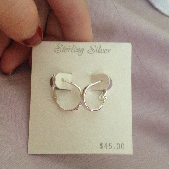 Sterling silver earrings