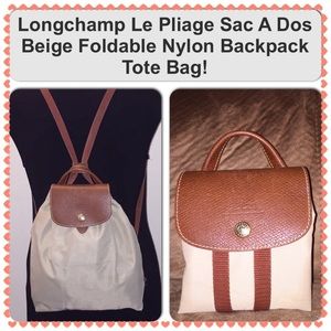 longchamp folding backpack