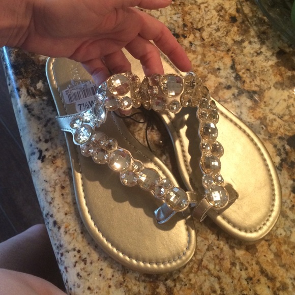 Madeline Stuart Shoes - 🚫BUNDLED🚫High Bling sexy gold sandals new gold