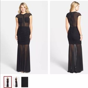 NEW Terani Mesh/Panel dress sz 6 Small or Med.