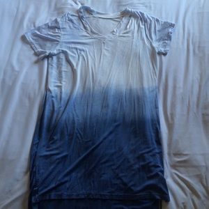 Tie-dye ombré dress