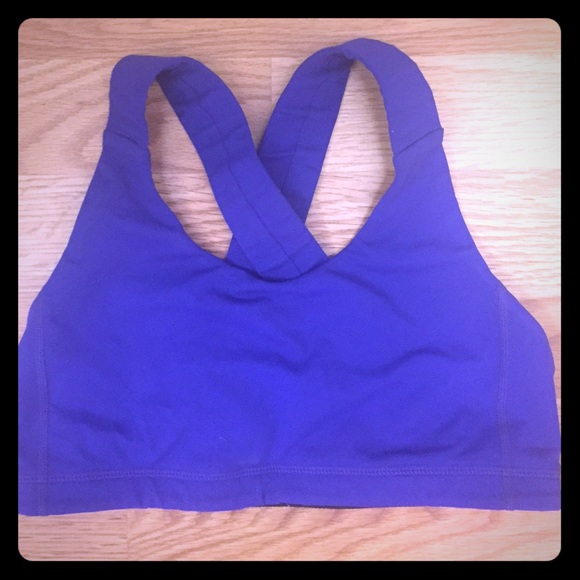 Purple Lulu sports bra