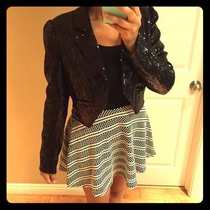 Black sequin blazer