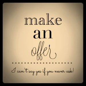 Make an offer on anything!