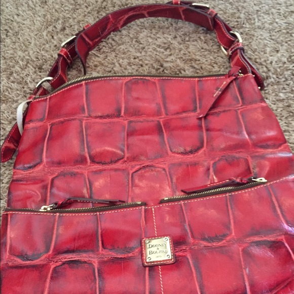 Dooney & Bourke red leather purse